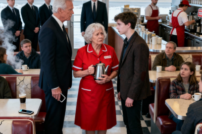 Cast Aside by My Own Children, I Rebuilt My Life at Sixty in a Tiny Ohio Diner — Until the “Poor Old Man” I Shared My Lunch With Suddenly Stood Up and Uttered One Sentence That Left My Son White as a Ghost